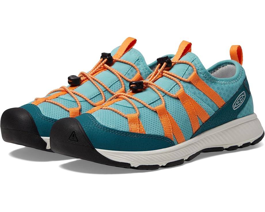 

Кроссовки KEEN Kids Motozoa Comfortable Easy On Breathable Lightweight Athletic, цвет Legion Blue/Tangerine 1