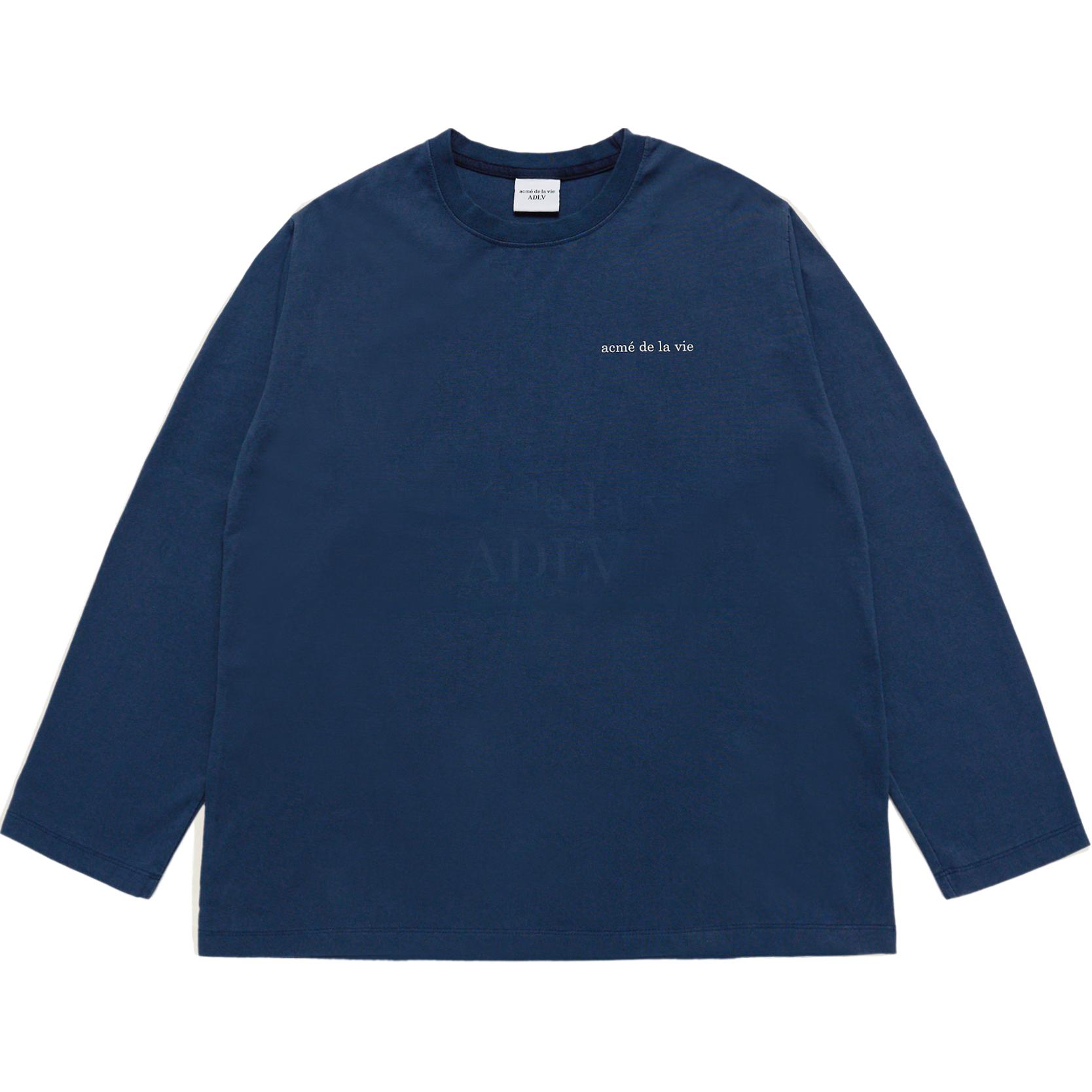 

Acme De La Vie /ADLV FW24 Футболка унисекс морского синего цвета