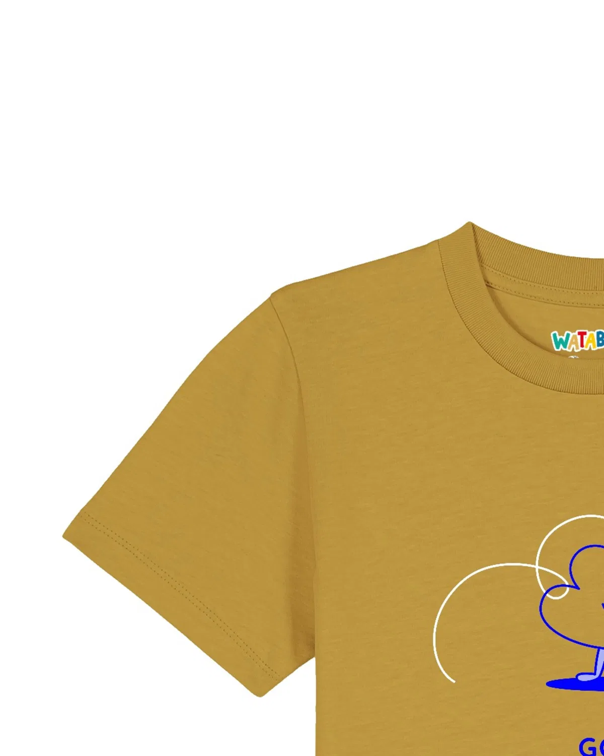 Футболка с надписью 'Только позитивные эмоции' Watabout.Kids, Yellow — фото 3