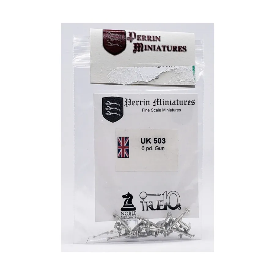 

6 пд. Пистолет, WWII Miniatures - UK & Commonwealth (10mm) (Perrin Miniatures)