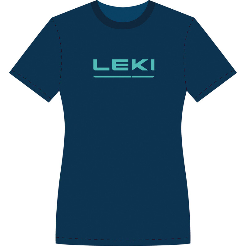 

Женская футболка с логотипом Leki, синий