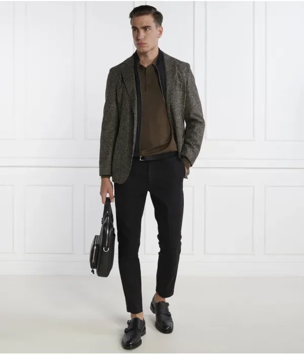 Стильная куртка 2 в 1 C-Jaye-J-Bib-233 longline fit Boss, коричневый — фото 2