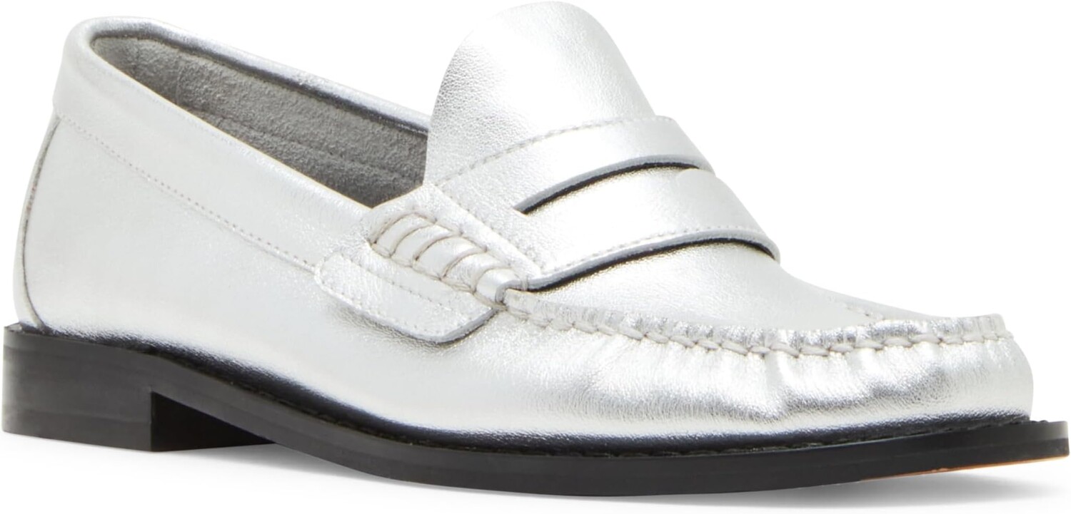 

Лоферы Steve Madden Kingston, цвет Silver Leather