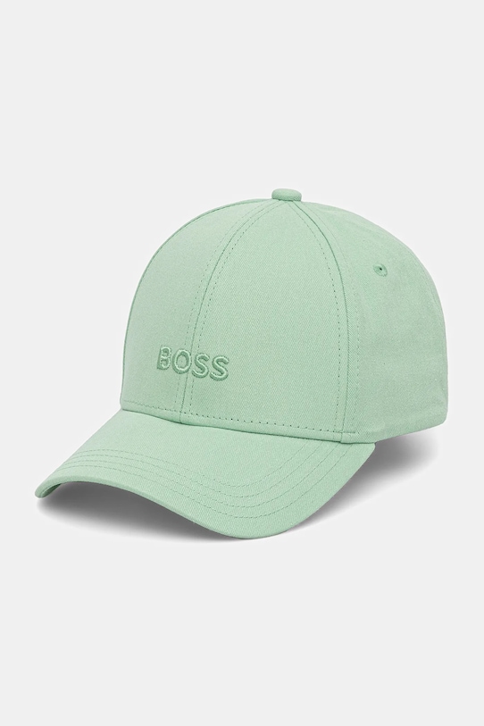 

Хлопковая кепка с козырьком Boss, зеленый