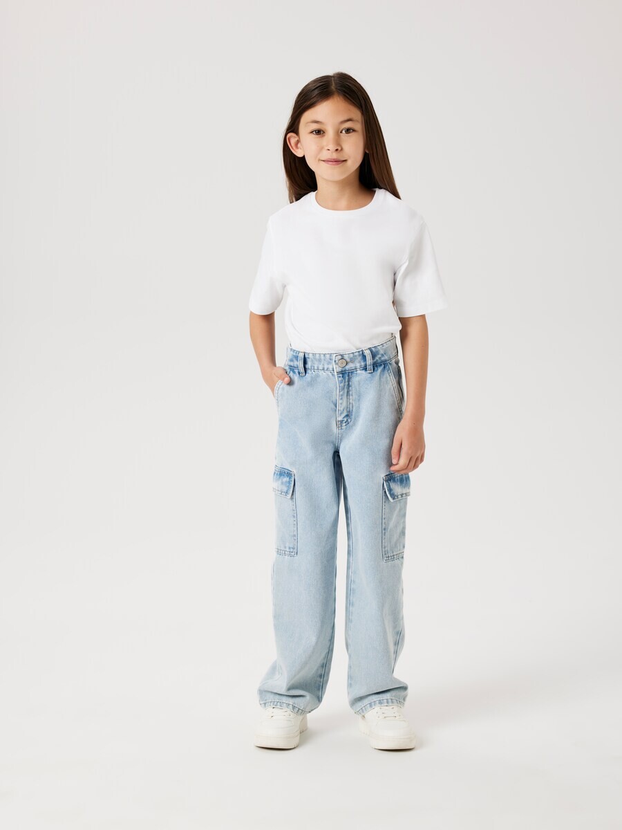 Джинсы NAME IT Wide leg Jeans NKFrose, светло-синий — фото 2