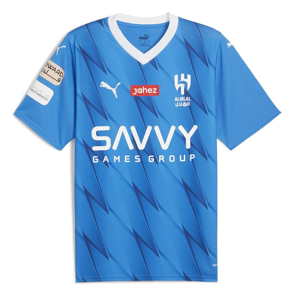 

Футболка-реплика Puma мужская домашняя Al Hilal 2023-2024 Neymar Jr, синий