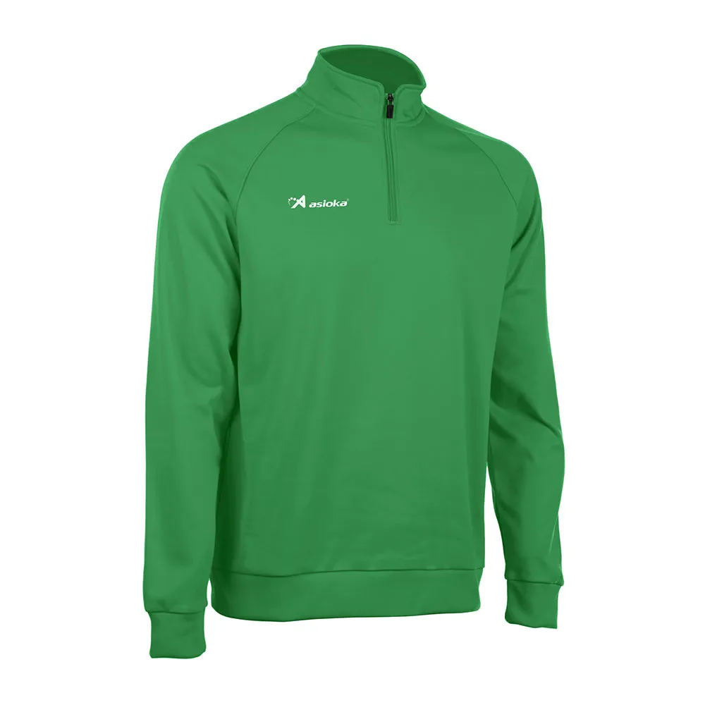 

Толстовка спортивная Asioka Berlin half zip, зеленый