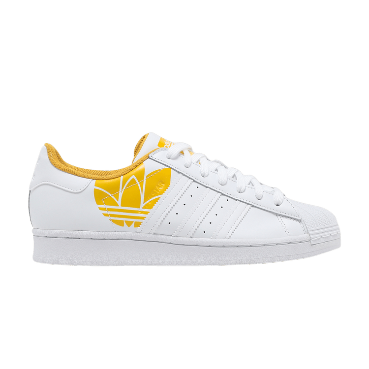 

Кроссовки adidas Superstar 'Active Gold Trefoil', белый