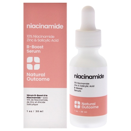 

Сыворотка Natural Outcome Niacinamide Bboost Serum, 1 унция. Natural Outcomes