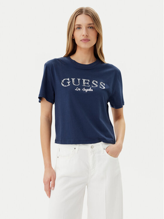 

Футболка обычного кроя V5GI09 K9RM1 Guess, синий