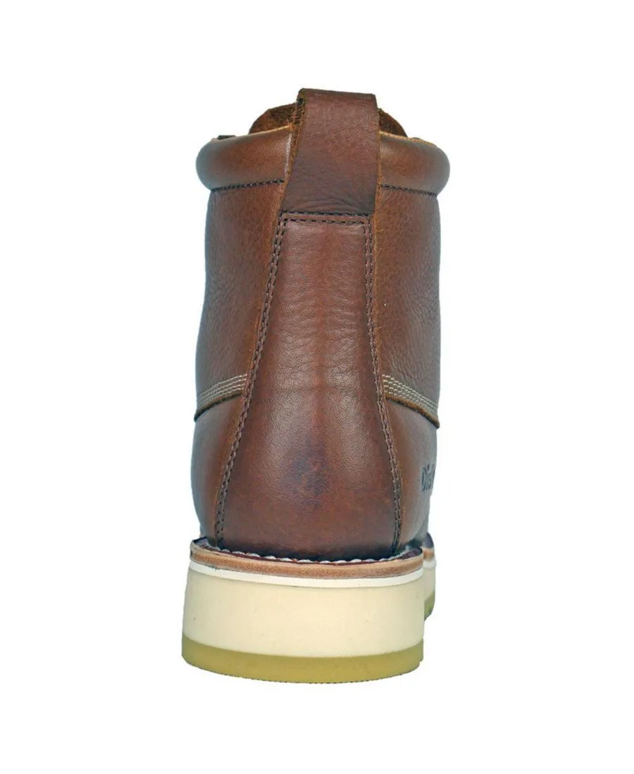 Мужские рабочие ботинки Malibu 6 дюймов, цвет «ржавый», с композитным носком DieHard, Rust — фото 3