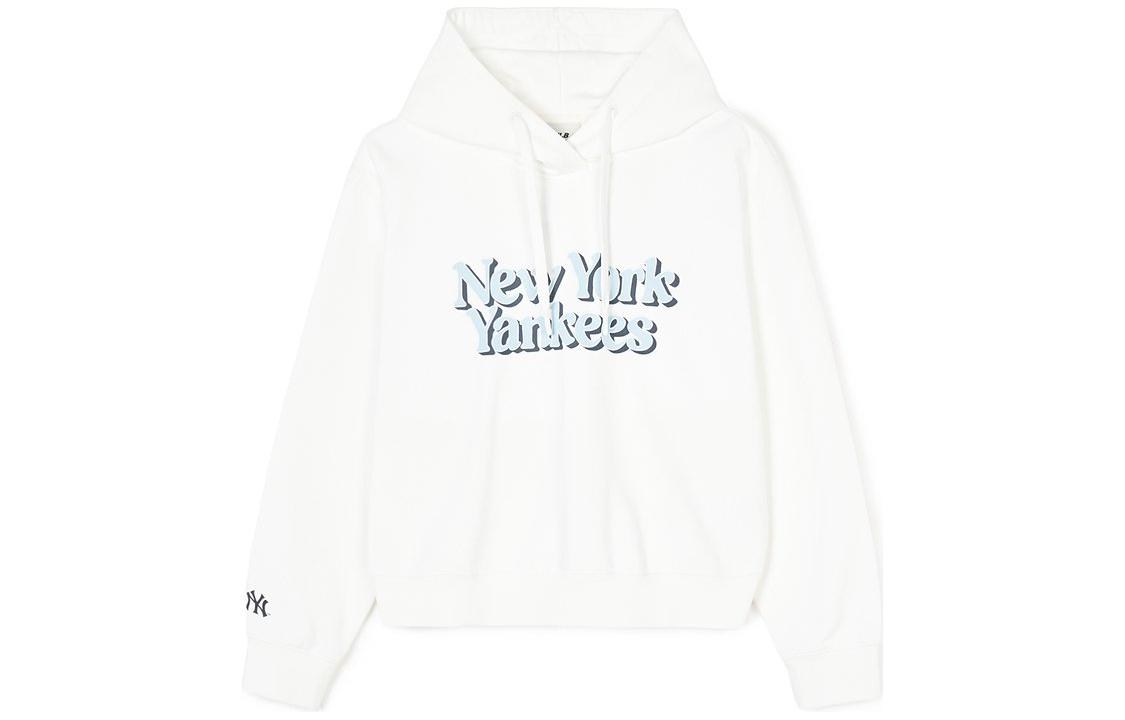 

MLB Новая толстовка New York Yankees SS24 женская слоновая кость, Бежевый, MLB Новая толстовка New York Yankees SS24 женская слоновая кость