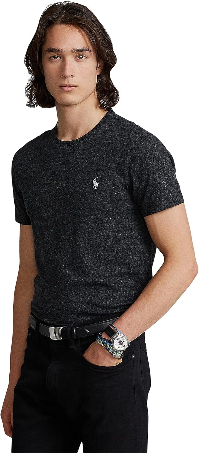 

Футболка Polo Ralph Lauren Mens Ps200, Black Marl Heather, Черный, Футболка Polo Ralph Lauren Mens Ps200, Black Marl Heather