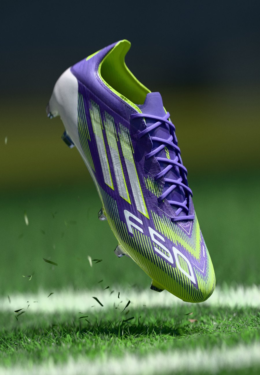 

Кроссовки Adidas Performance F50 ELITE FIRM GROUND FOOTBALL BOOTS, Purple Rush/Footwear White/Lucid Lemon/Purple