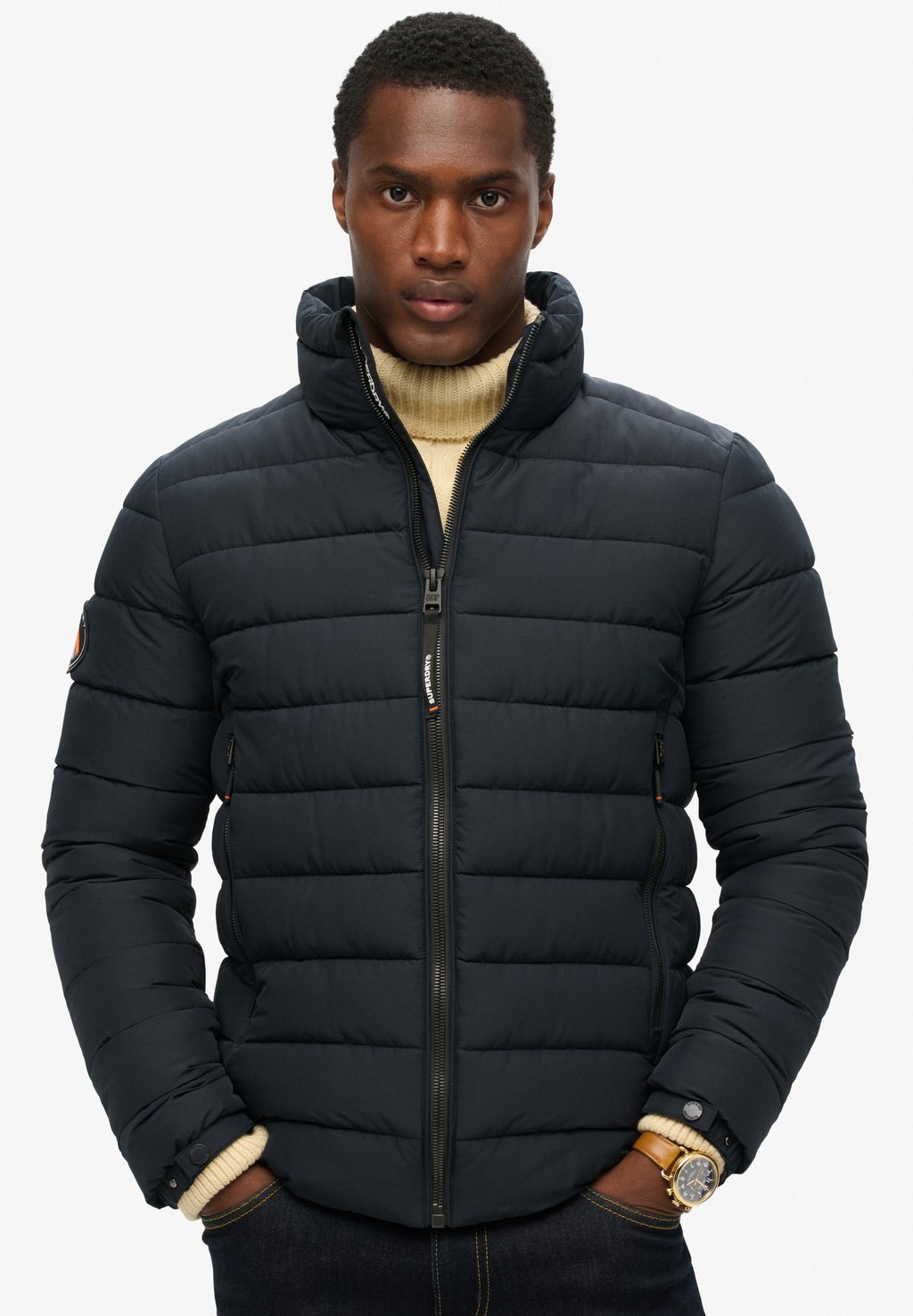 

Зимняя куртка FUJI EMBROIDERED PADDED Superdry, синий