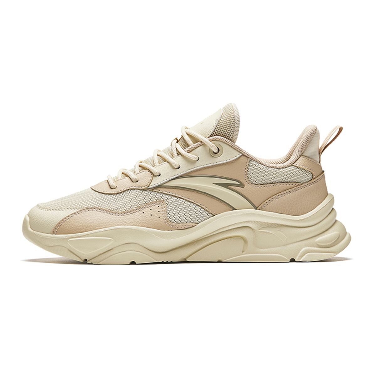 

Кроссовки ANTA Chunky Sneakers Men Low-top Granular Beige/natural Wood Color, бежевый