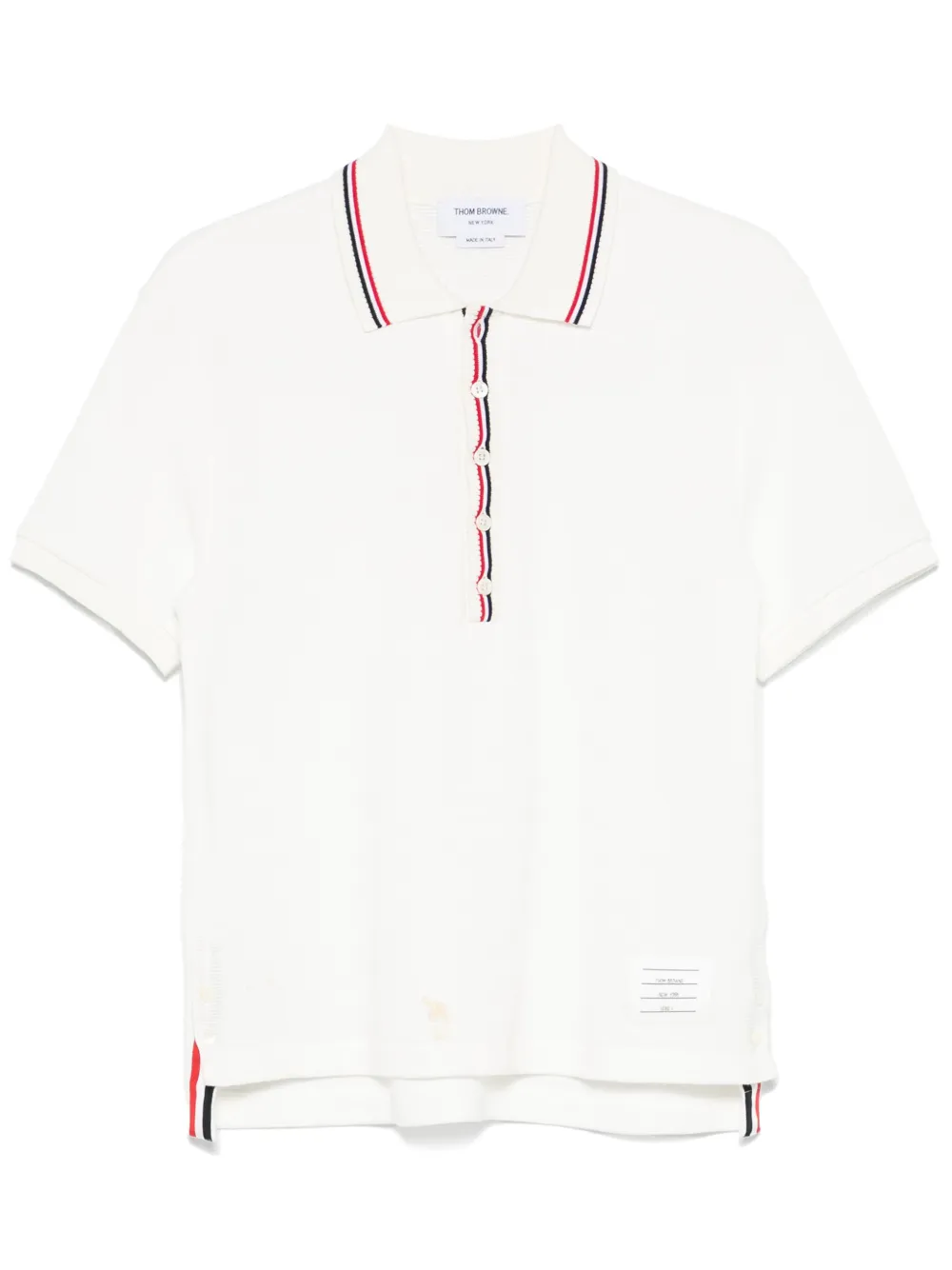 

Рубашка поло с полосками RWB THOM BROWNE, нейтральный