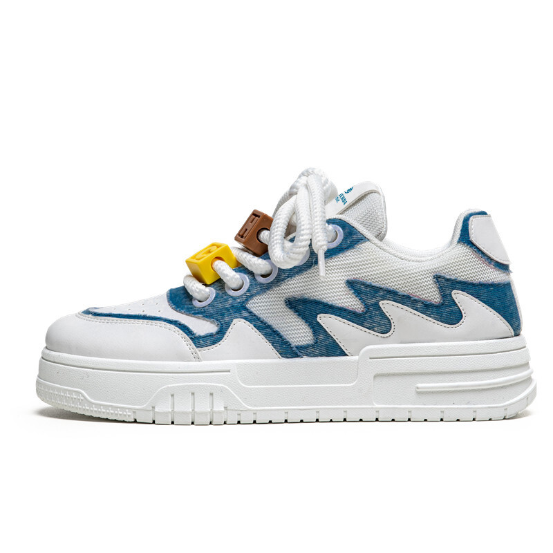 

Кроссовки ROUJERDA Rogerda Skateboarding Shoes Men Low-top, белый/черный
