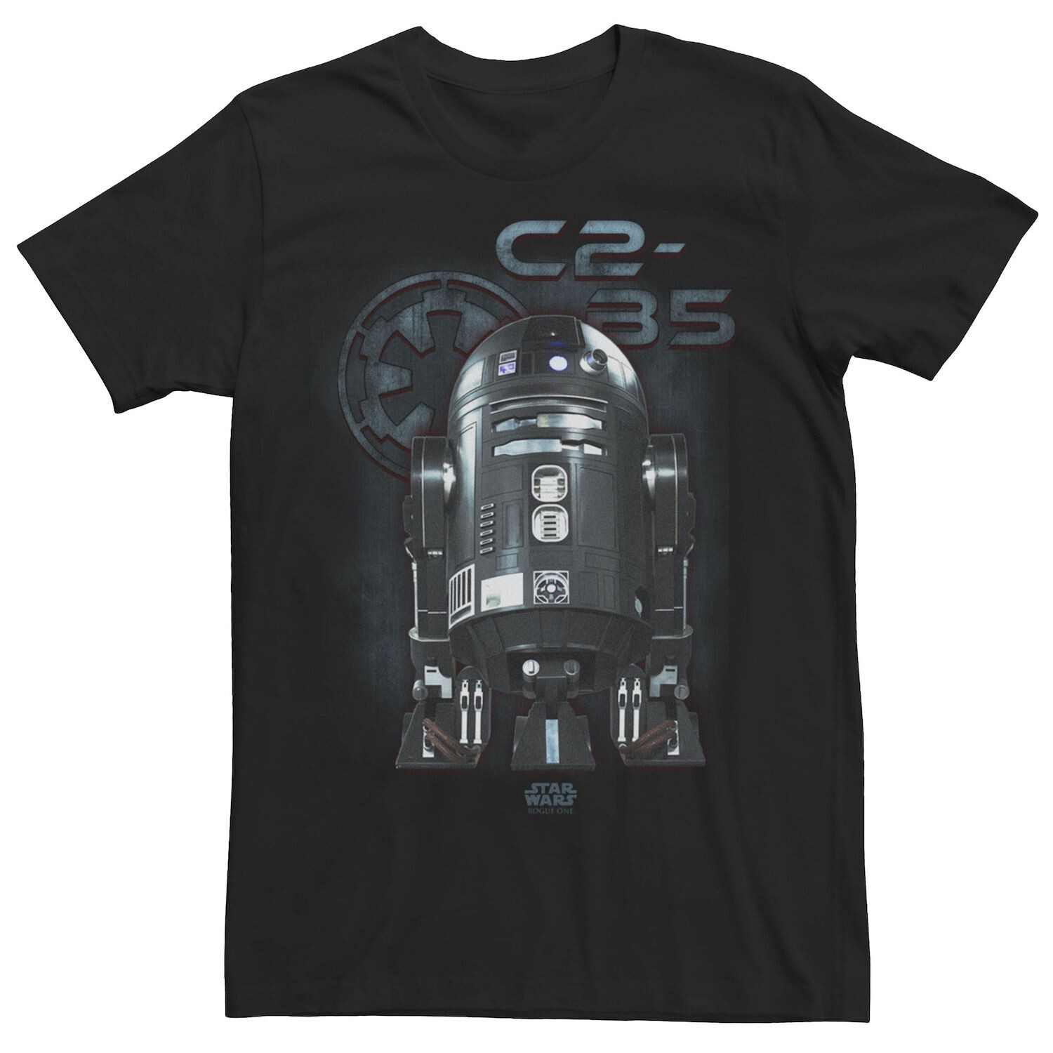 

Мужская футболка Rogue One C2-B5 Empire Droid с рисунком Star Wars
