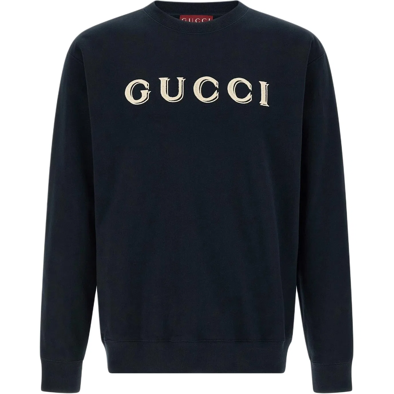 Джерси-свитшот GUCCI с вышивкой, Blue