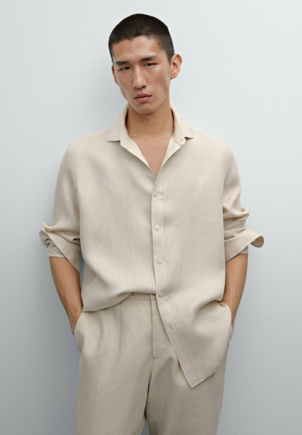 

Рубашка REGULAR FIT Massimo Dutti, песочный