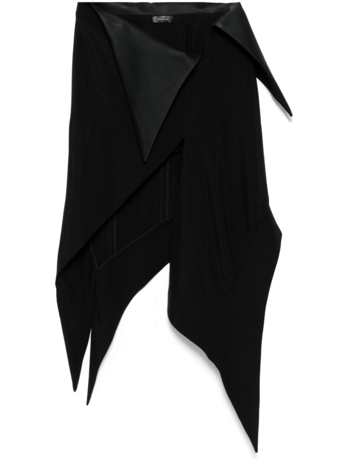 

Юбка с камербандом Mugler, черный