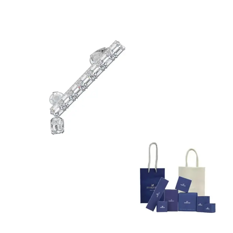 

Swarovski Миленния клипсы для женщин белые