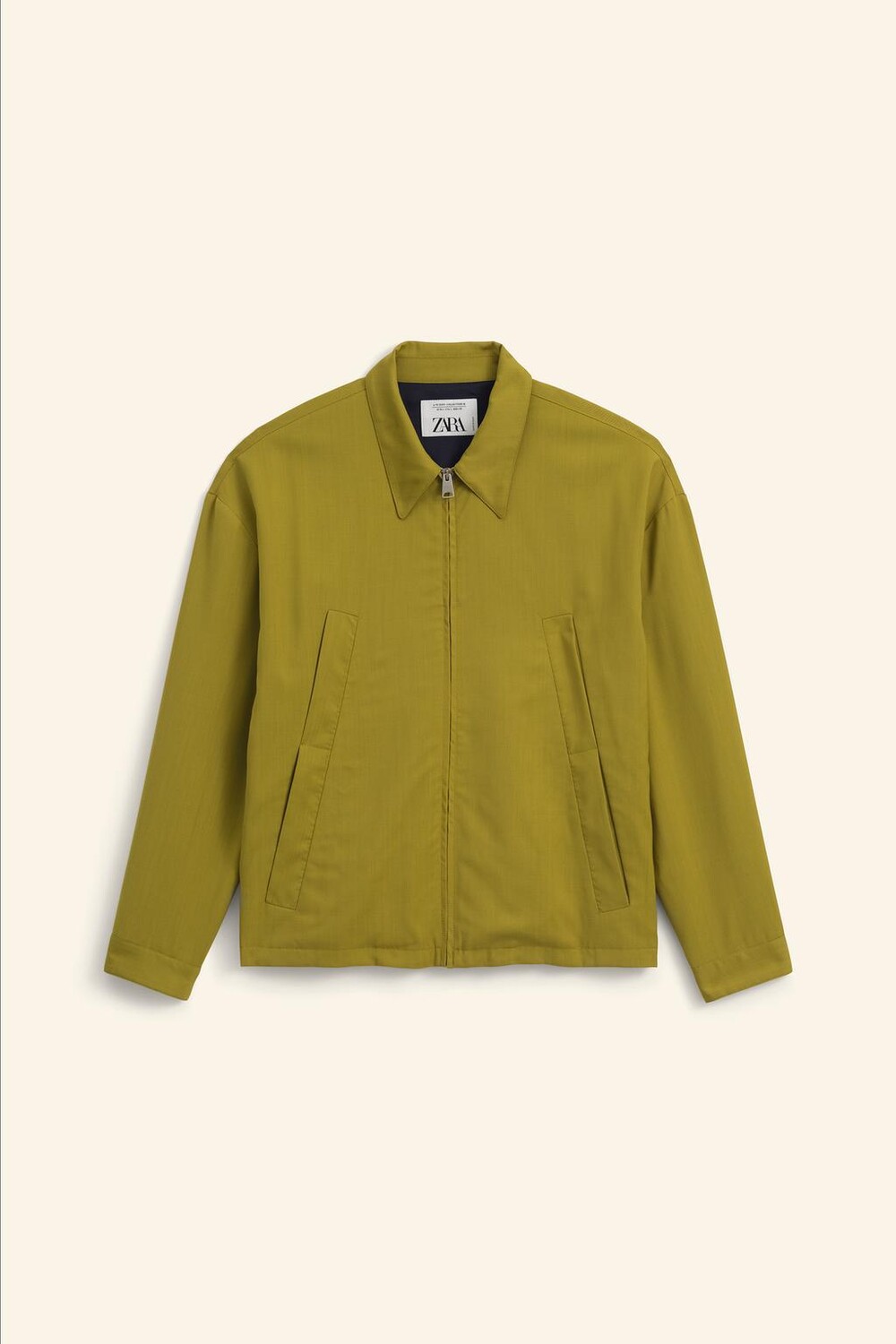 

Шерстяная куртка ZARA, лайм
