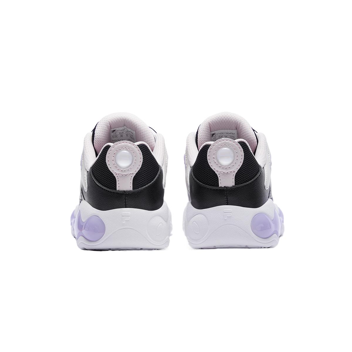FILA KIDS Спортивные кроссовки Fused Cracked Light устойчивые к истиранию дышащие низкие детские повседневные обувь black/light purple детские — фото 4