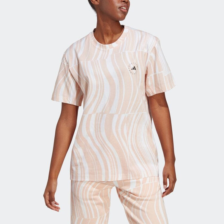 Stella Mccartney X Футболка женская Brush Pink Adidas — фото 3