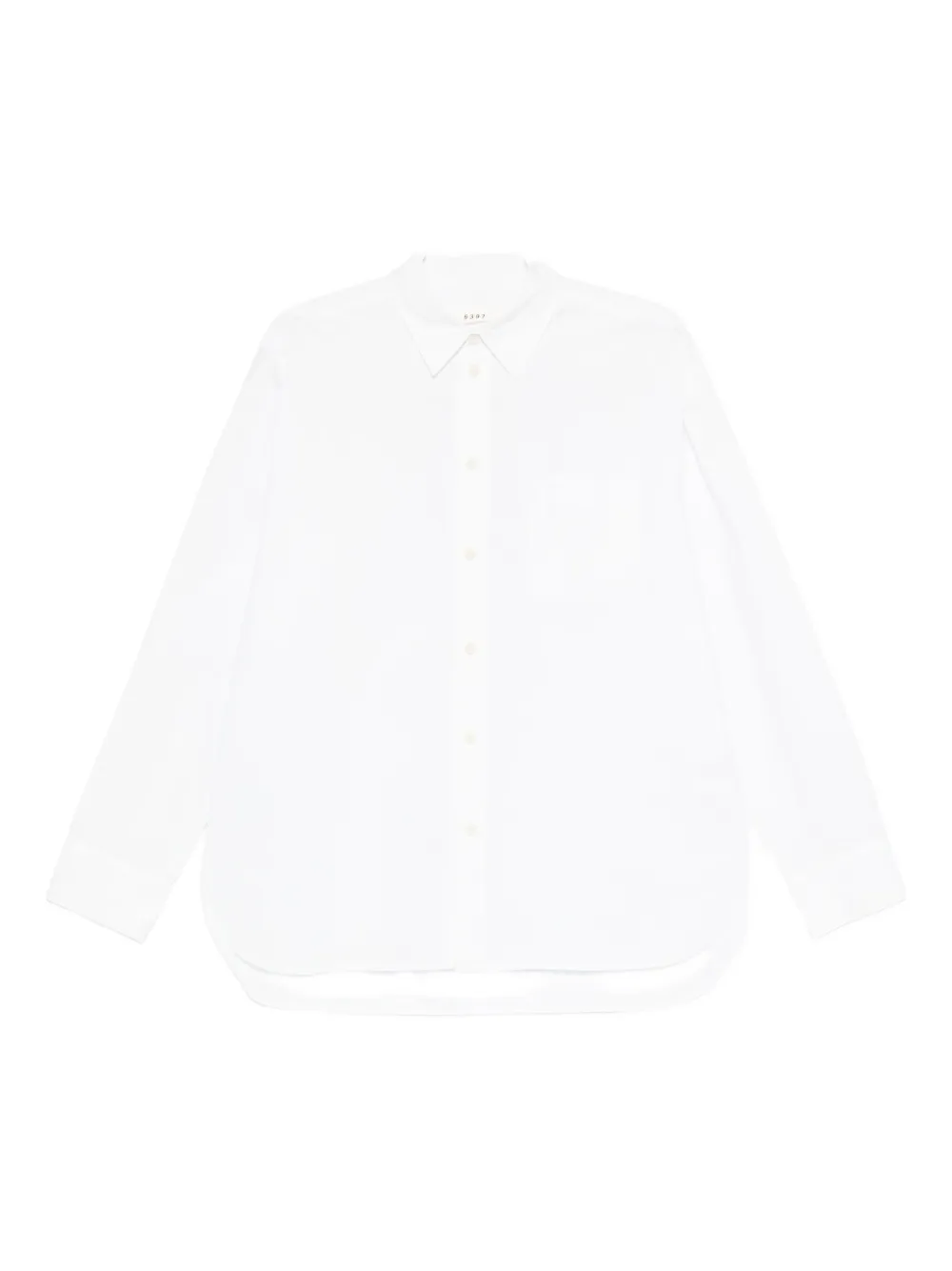 

Рубашка с длинными рукавами на пуговицах 6397, белый
