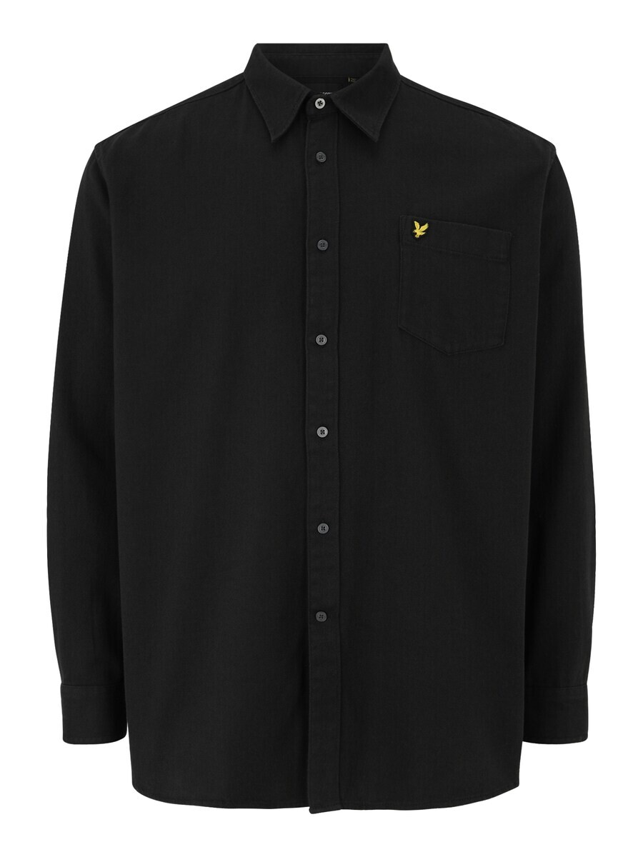 

Повседневная рубашка Lyle & Scott Big&Tall Regular fit Button Up Shirt, черный