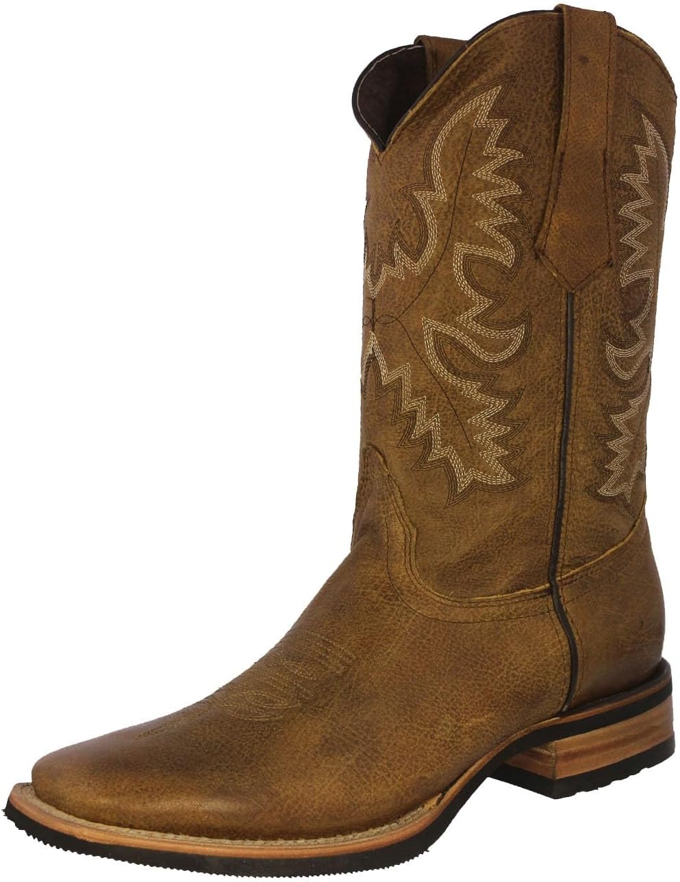 

Мужские ковбойские сапоги Texas Legacy медового цвета Western, для родео, из натуральной кожи, квадратный носок, Honey