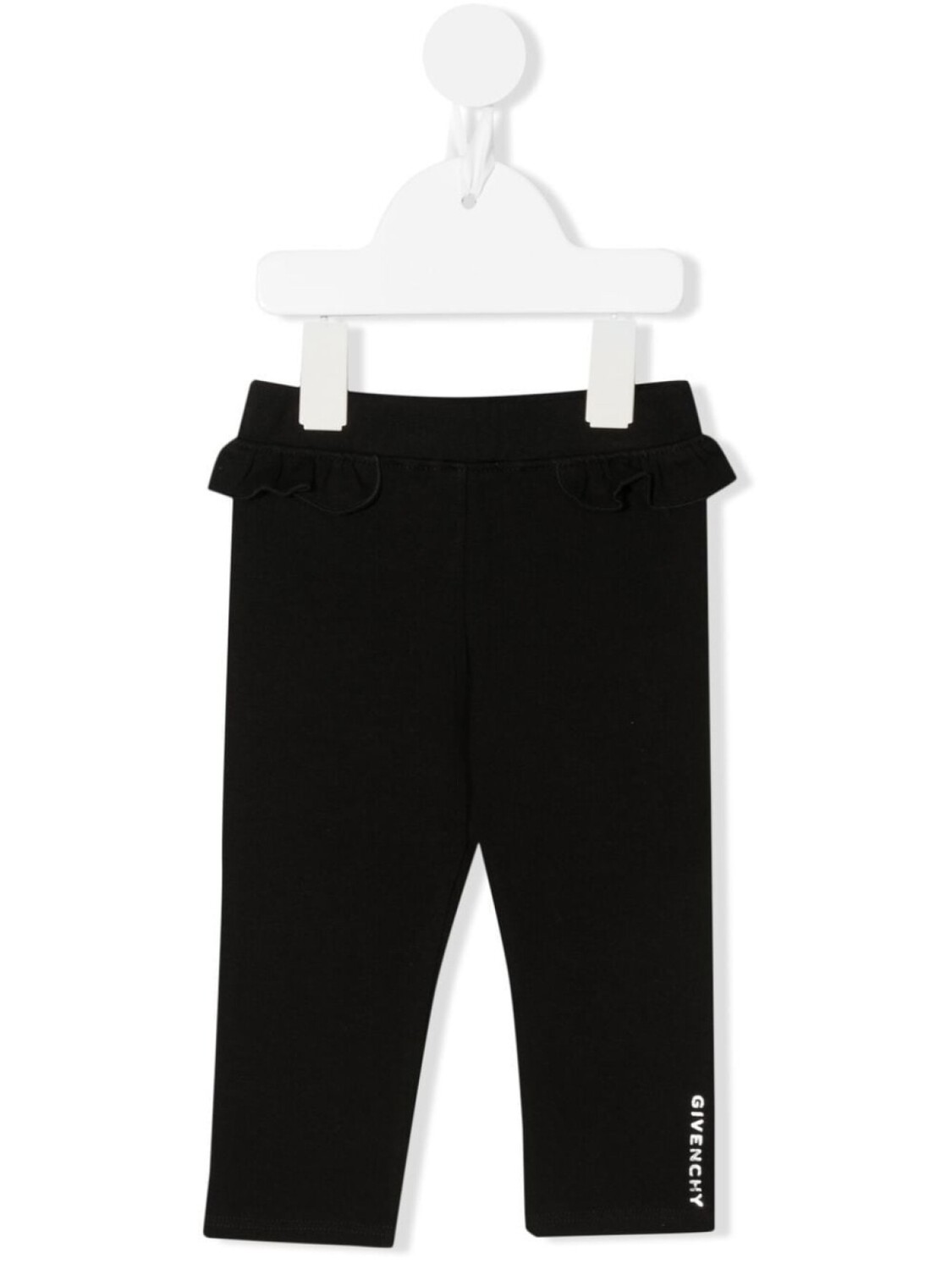 

Легинсы с оборками Givenchy Kids, черный