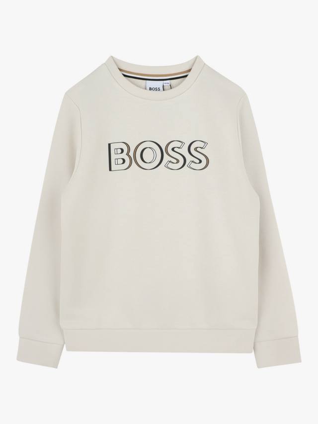 

Бренд BOSS детский свитшот Regular Fit HUGO BOSS, Sand