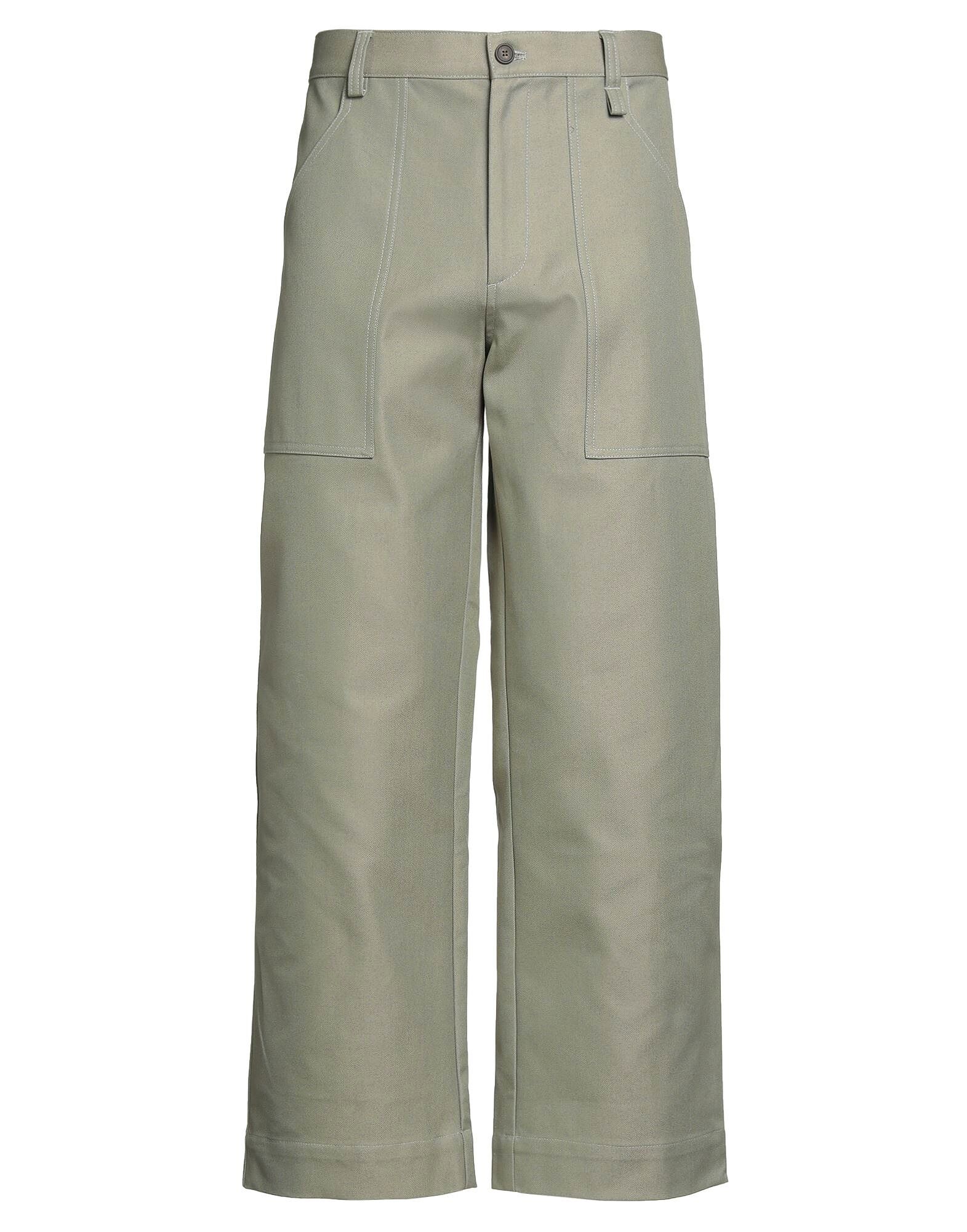 

Брюки Maison Kitsuné, шалфейно-зеленый