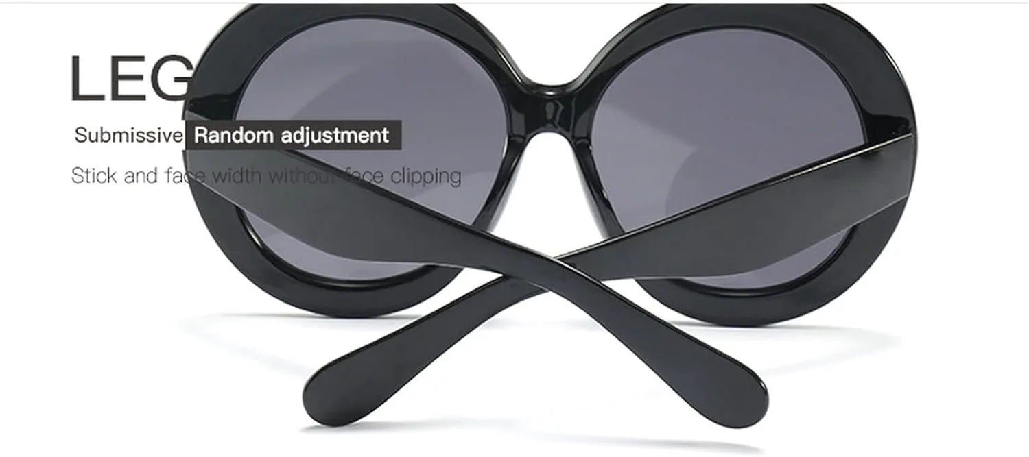 

Овальные симпатичные солнцезащитные очки для женщин и мужчин, крупная оправа, круглые очки, защита от УФ-излучения, разноцветные линзы UV400 mincl, Green