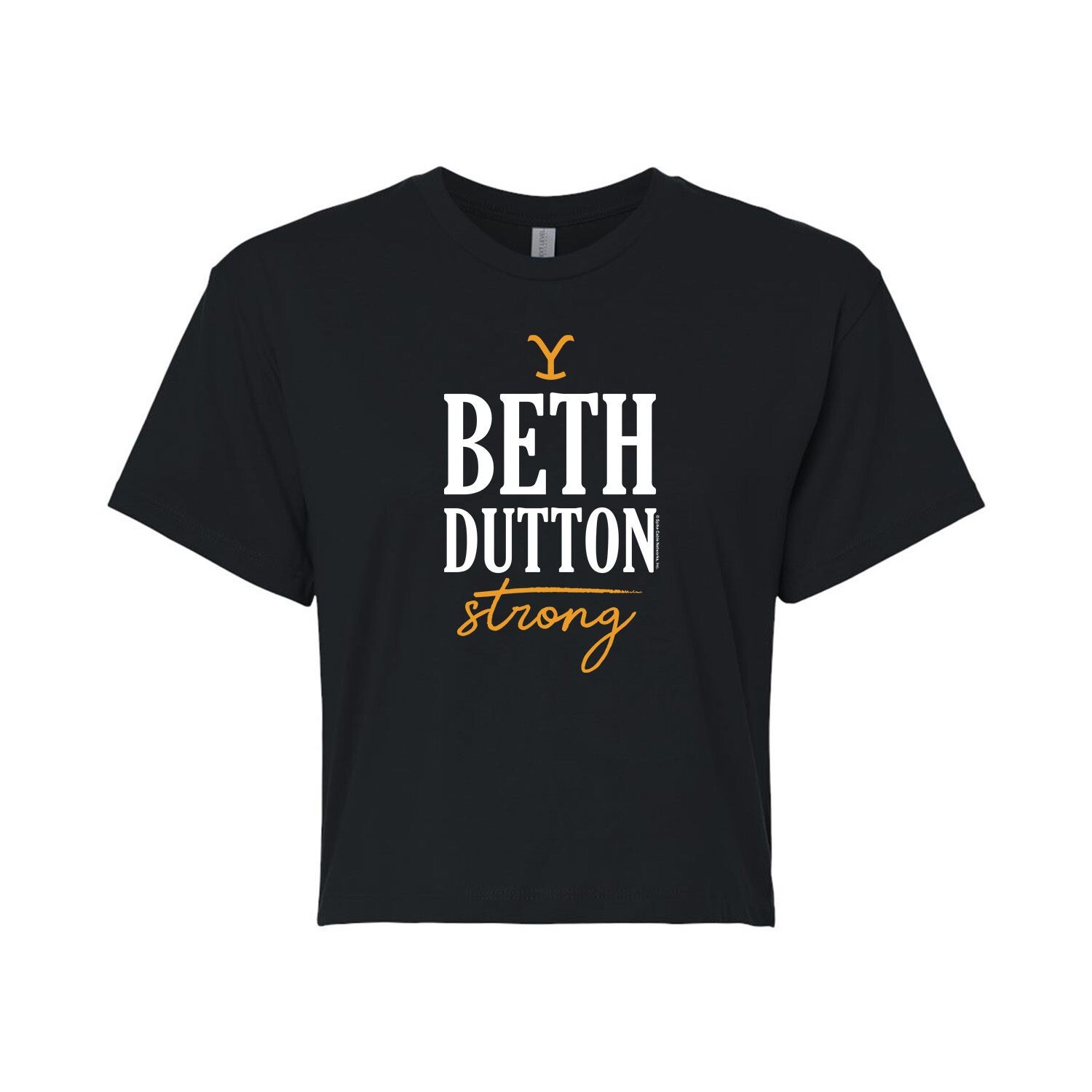 

Укороченная футболка с рисунком Yellowstone "Beth Dutton Strong" для юниоров Licensed Character