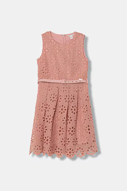 Платье детское кружевное Guess, розовый