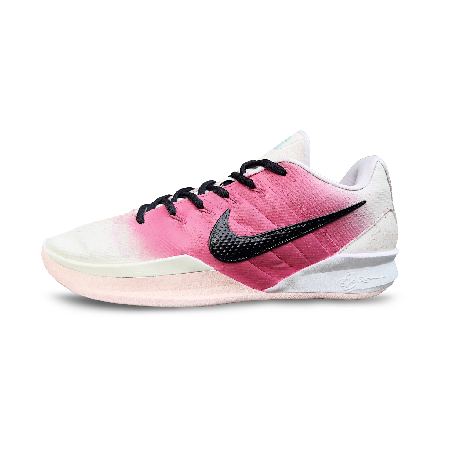 

Nike Кроссовки баскетбольные низкие Sabrina 3 Honey Peach, амортизация, износостойкие, унисекс, бело-розовые