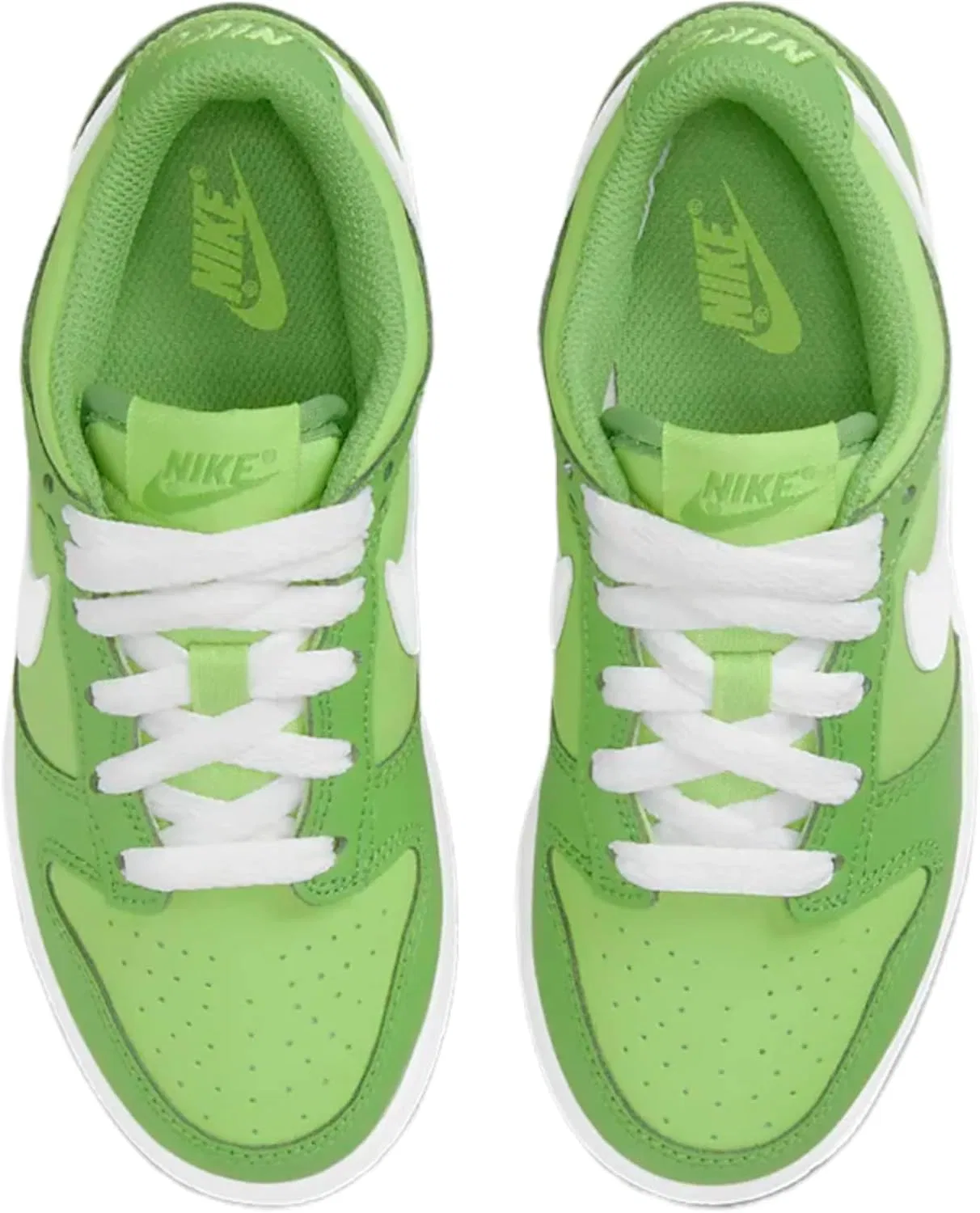 Детские кроссовки Nike Dunk Low, Chlorophyll/White-Vivid Green — фото 4