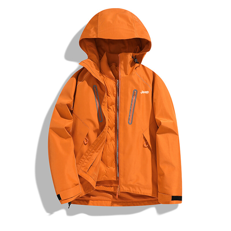

Куртка унисекс Jeep, цвет Vibrant Orange