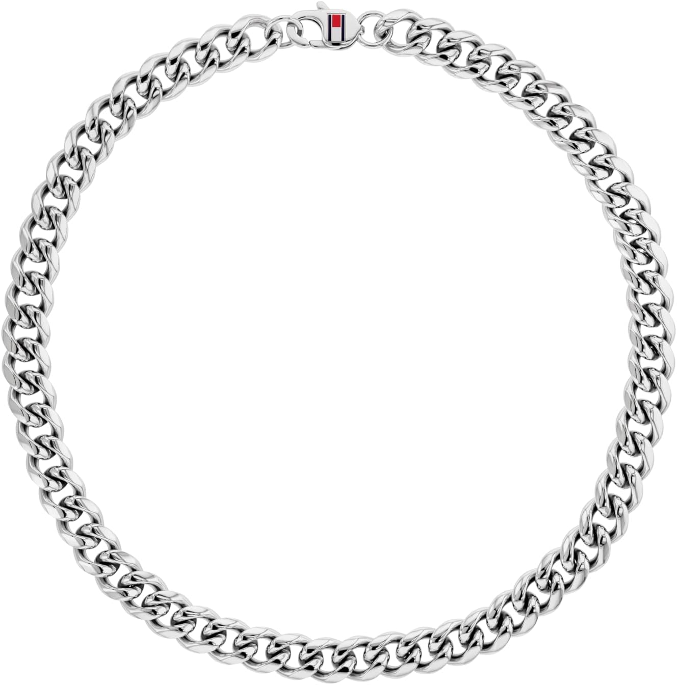 

Мужские украшения Tommy Hilfiger - ожерелье-цепочка из нержавеющей стали с застежкой-карабином - идеально подходит для повседневных и деловых случаев - модный аксессуар, подарок для него, Silver