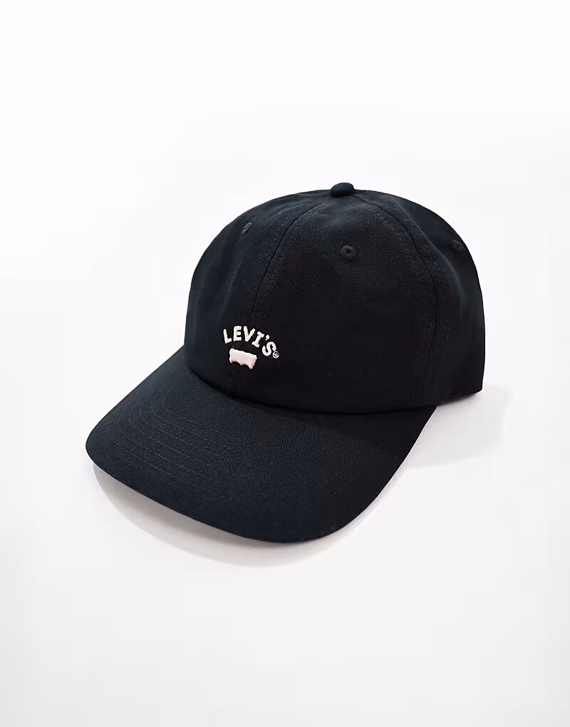 

Кепка Levi's Lazy Girl с небольшим логотипом черного цвета