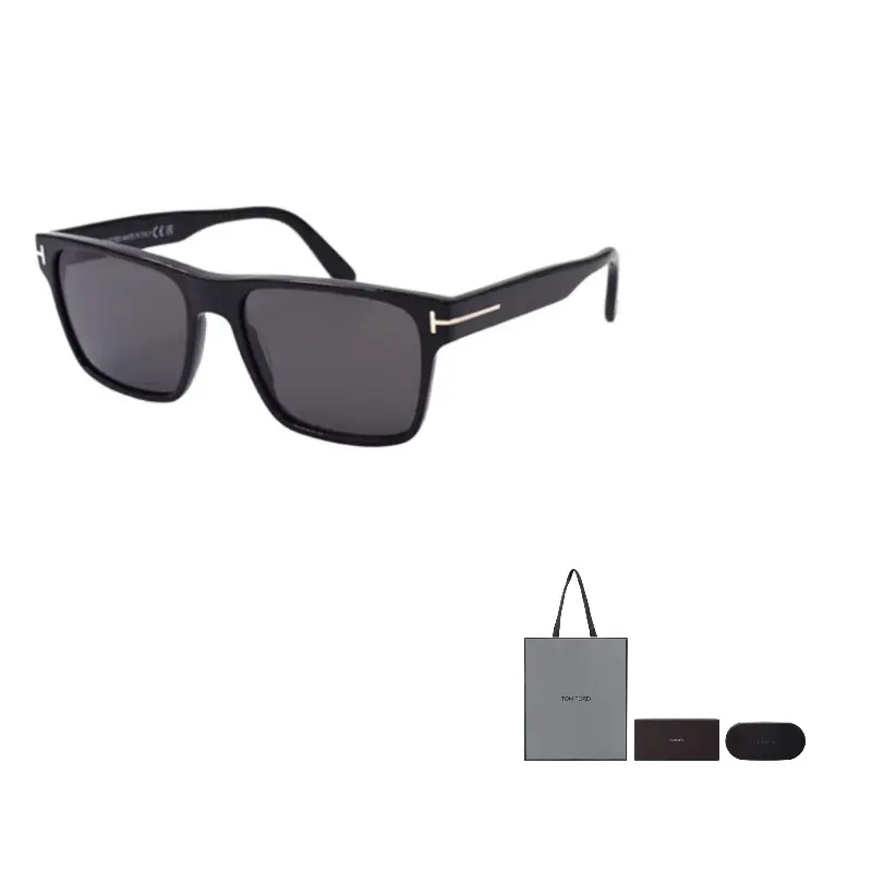 

TOM FORD Солнцезащитные очки квадратной формы Calder, Black