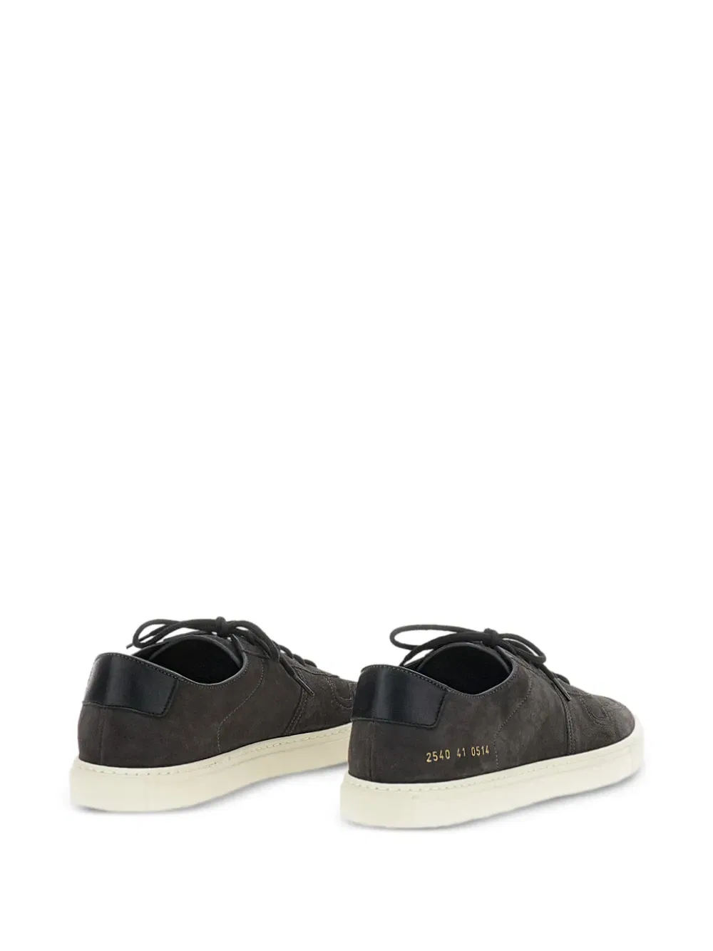 Кожаные кроссовки на шнуровке Common Projects, серый — фото 4