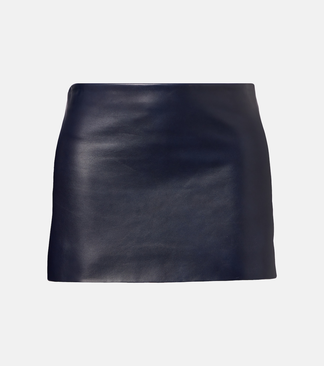

Кожаная мини-юбка Jett Khaite, Dark Navy