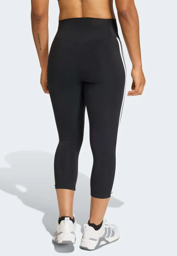 Спортивные брюки opt es 3s 3/4 l 3/4 Adidas Performance, Black/White — фото 2