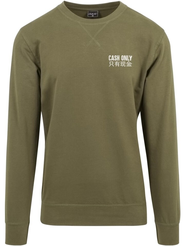 

Пуловер Mister Tee Pullover, зеленый