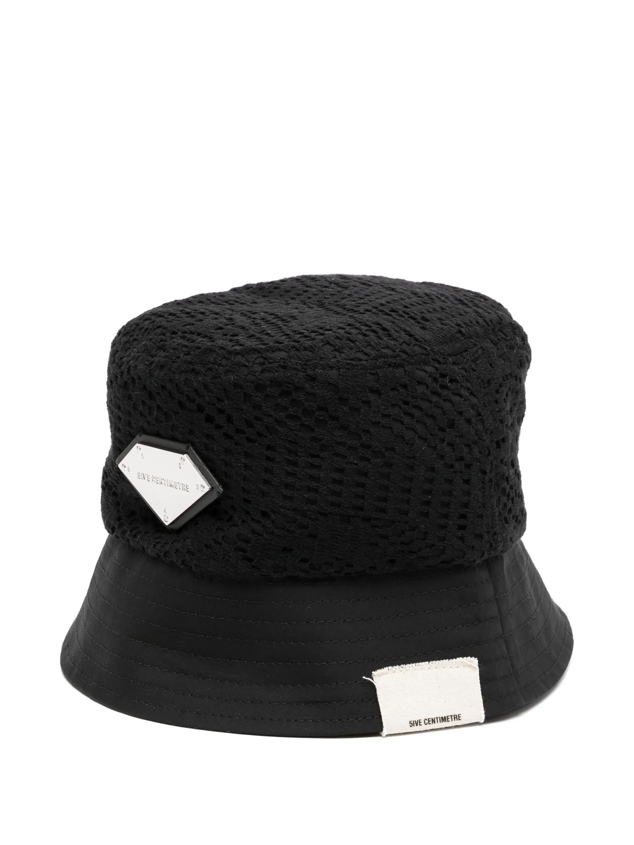 

Панама с нашивкой-логотипом Five Cm, черный
